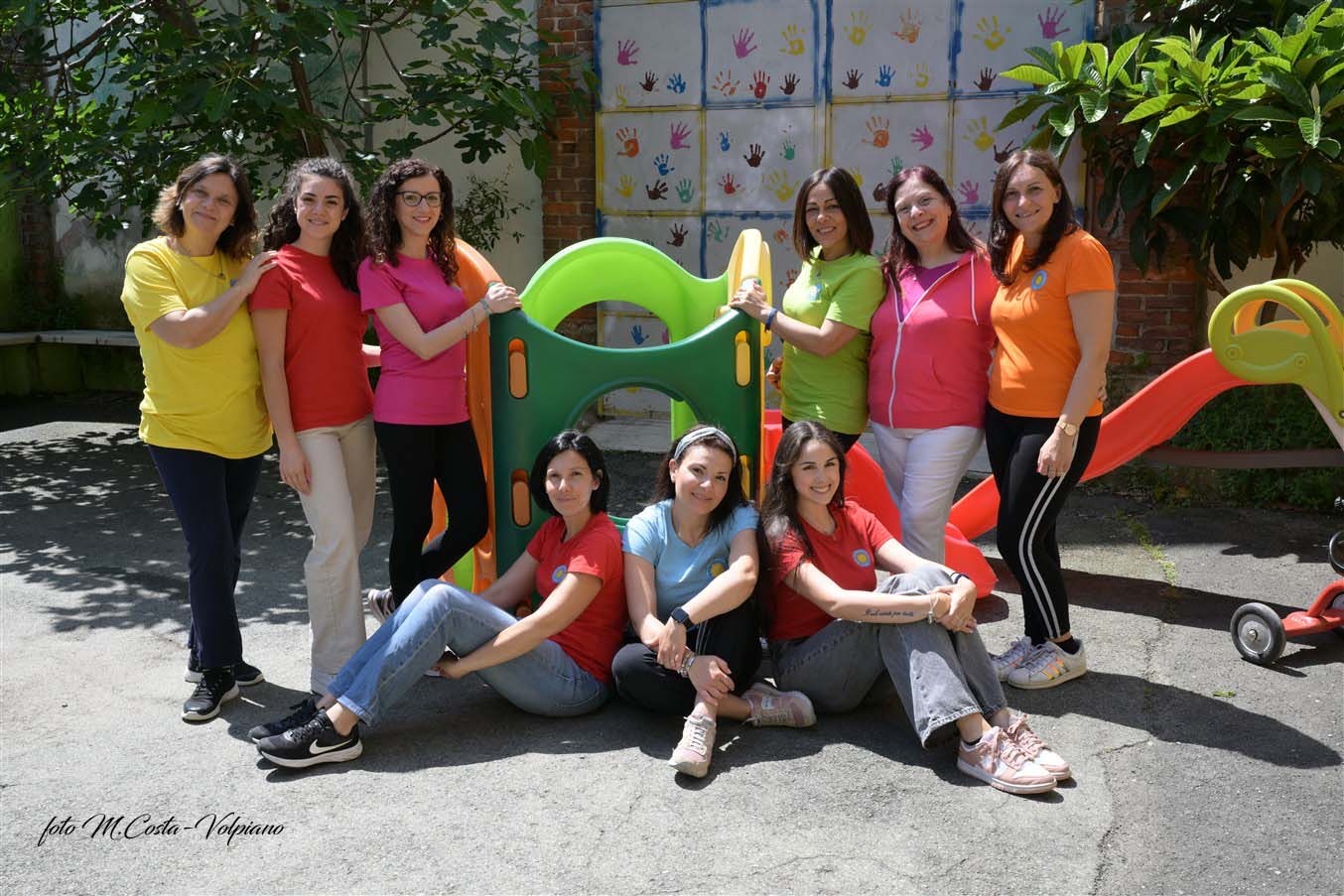 Il team della scuola Stimmate di San Francesco